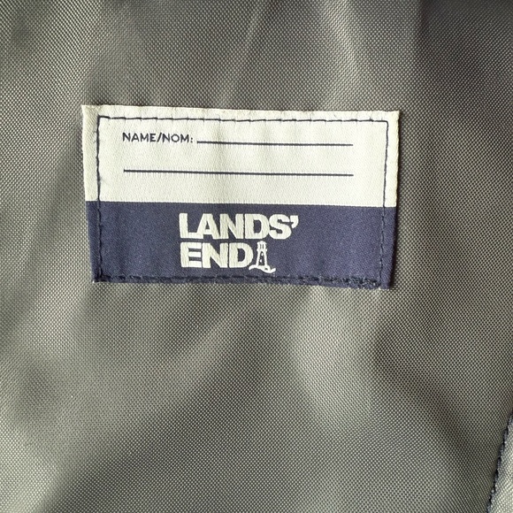 Lands' End Gray Backpack - Picture 2 of 5